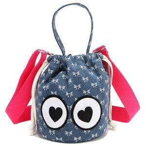 NWT Nicole Lee USA Drawstring Bucket‎ Bag